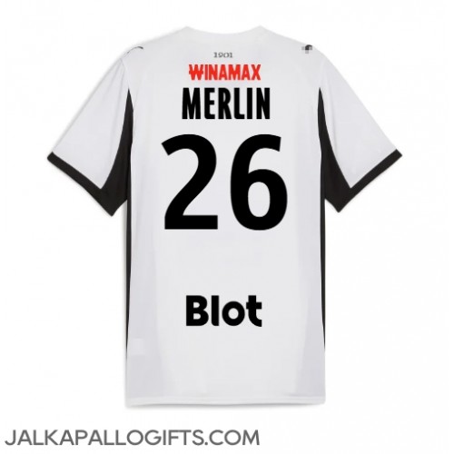 Stade Rennais Quentin Merlin #26 Vieraspaita 2025-26 Lyhythihainen